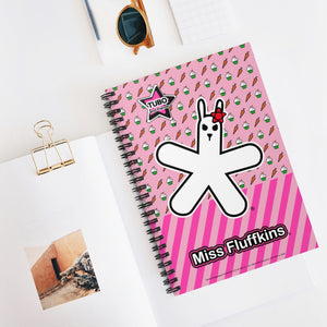 Miss Fluffkins Spiral Notebook - Ruled Line