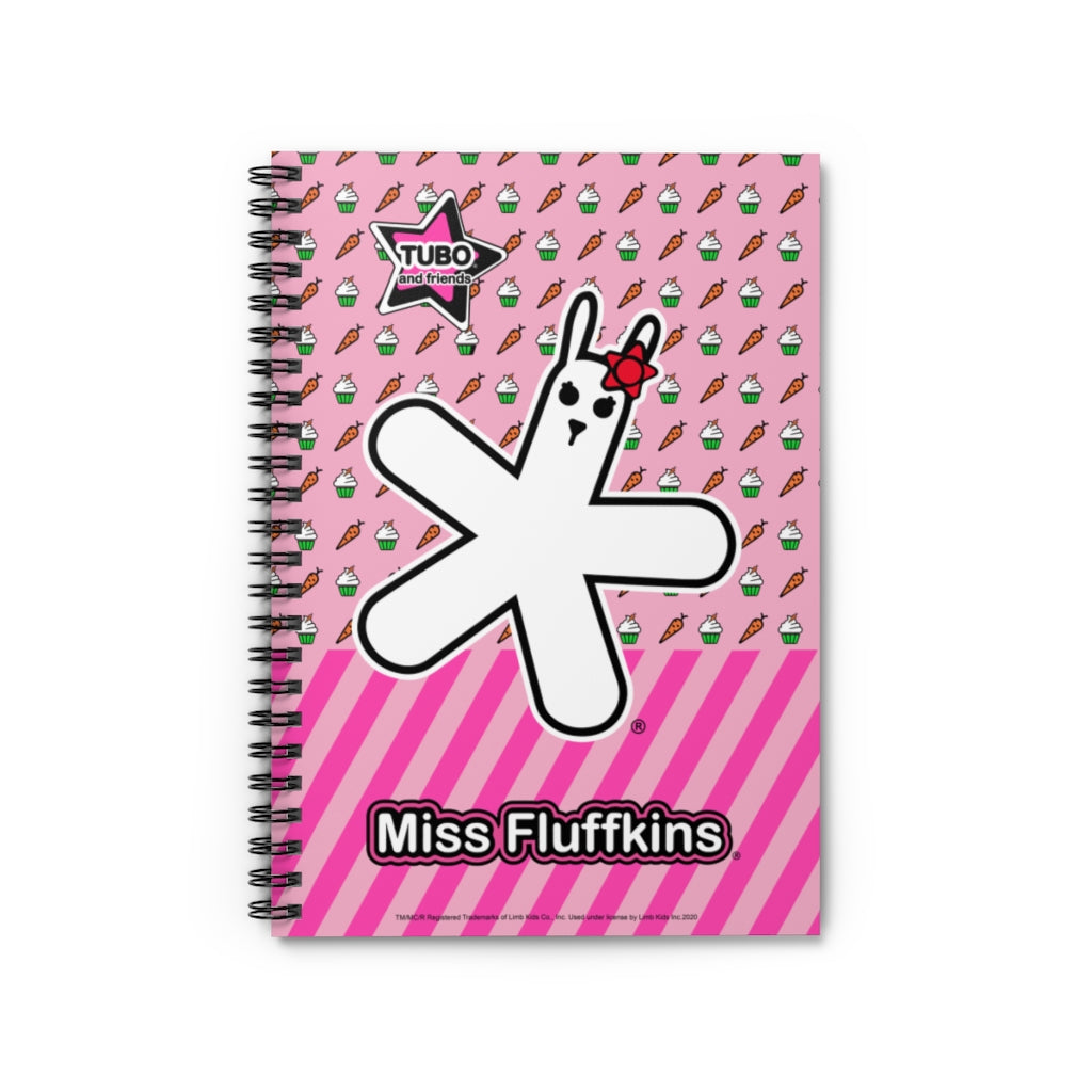 Miss Fluffkins Spiral Notebook - Ruled Line