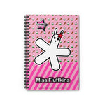 Miss Fluffkins Spiral Notebook - Ruled Line