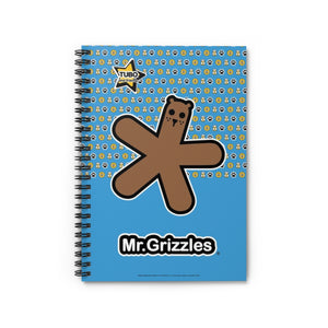 Mr.Grizzles Spiral Notebook - Ruled Line