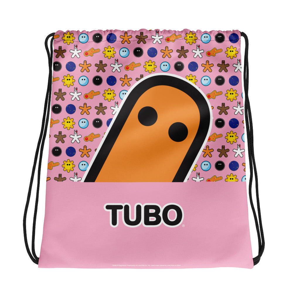 TUBO Friends Drawstring bag pink