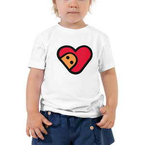 TUBO Heart Toddler Short Sleeve Tee