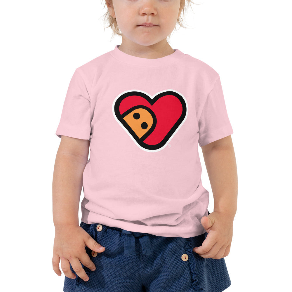 TUBO Heart Toddler Short Sleeve Tee